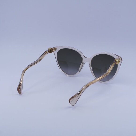 Gucci GG1011S 006 Sunglasses Transparent Pink Cat Eye Frame
